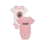 MINICATS NEWBORN 2-PACK GRAPHIC BODYSUIT. 