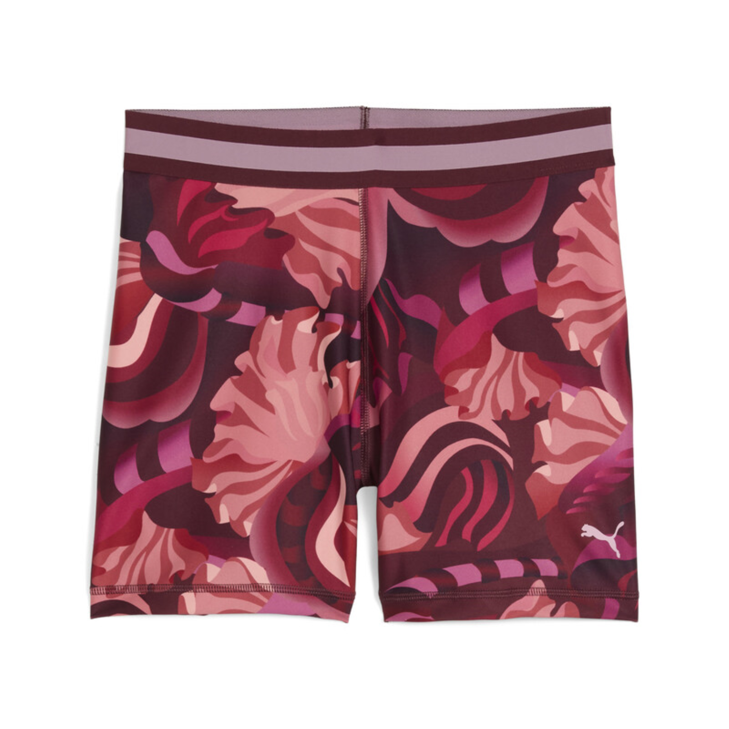 W PUMA STRONG FLORAL RIBBON SHORT TIGHT. 