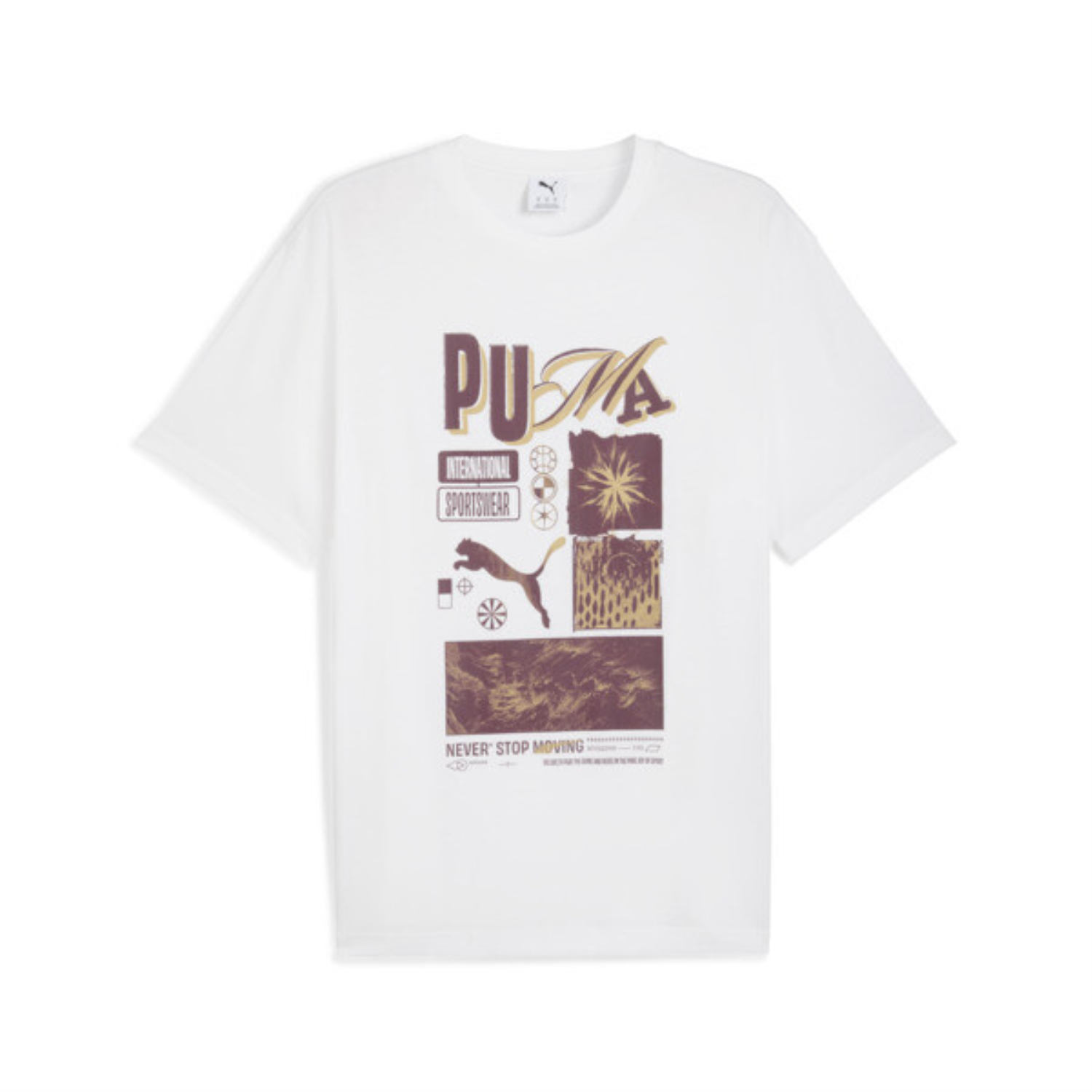 GRAPHIC PUMA SPORTSWEAR RELAXED TEE. 