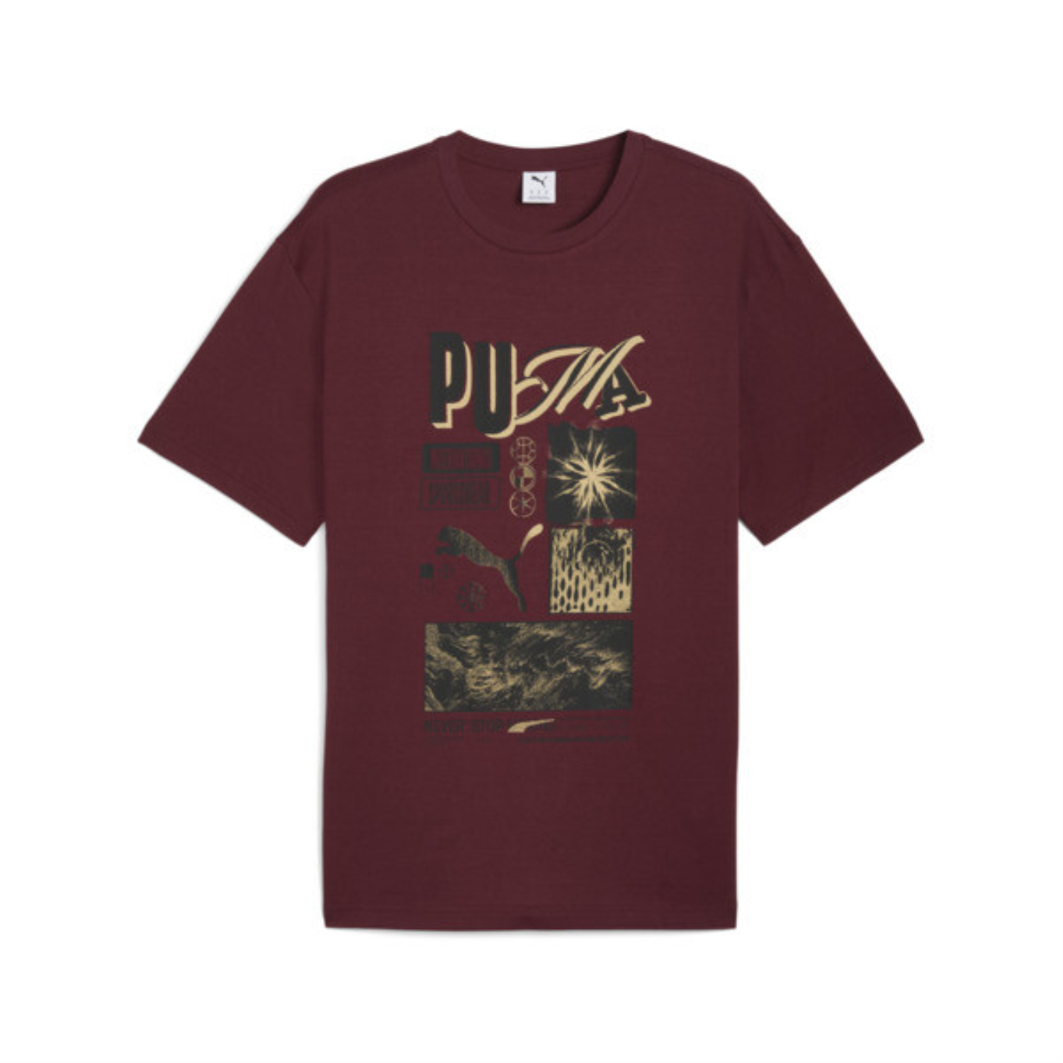 GRAPHIC PUMA SPORTSWEAR RELAXED TEE. 