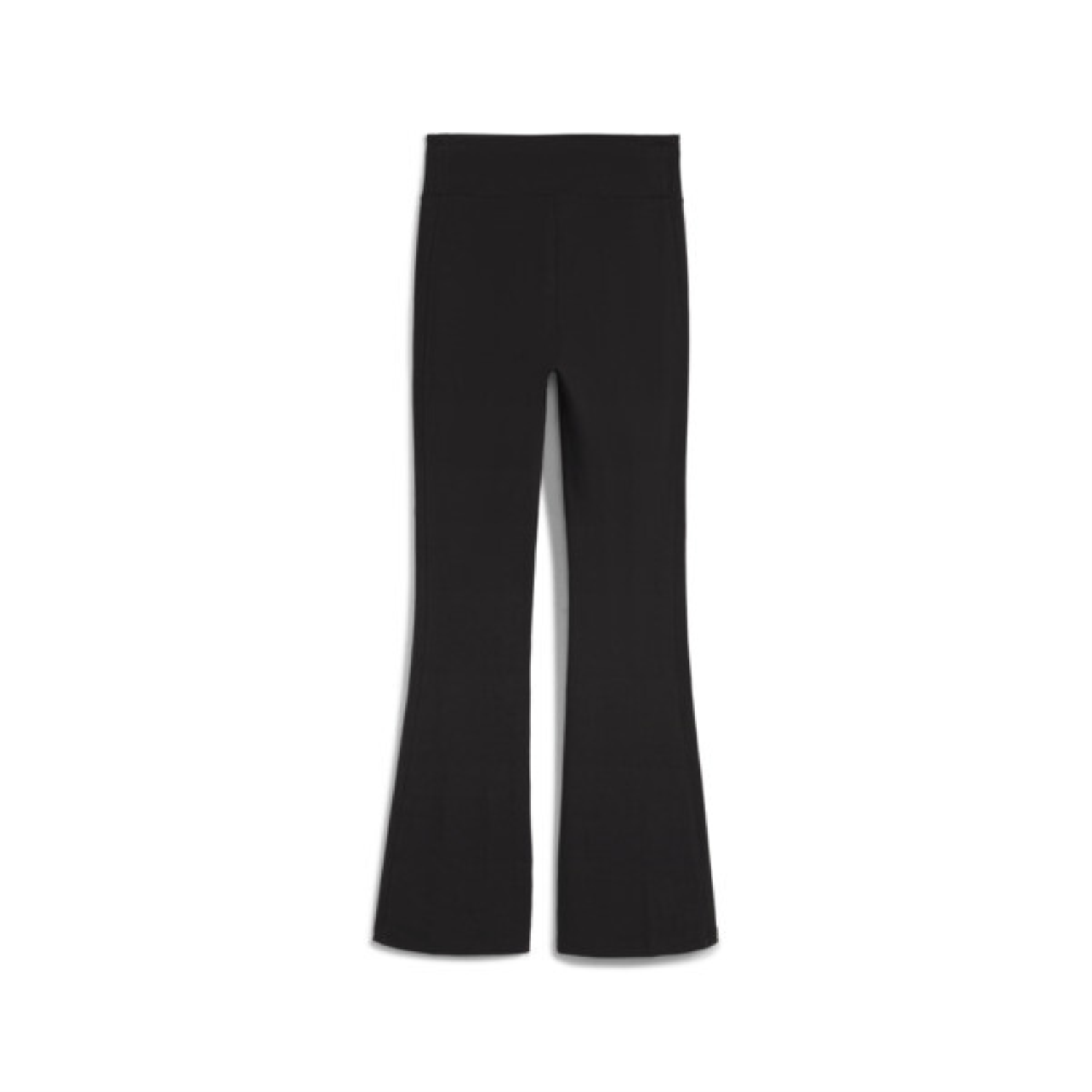 HER HIGH-WAIST FLARED LEGGINGS. 