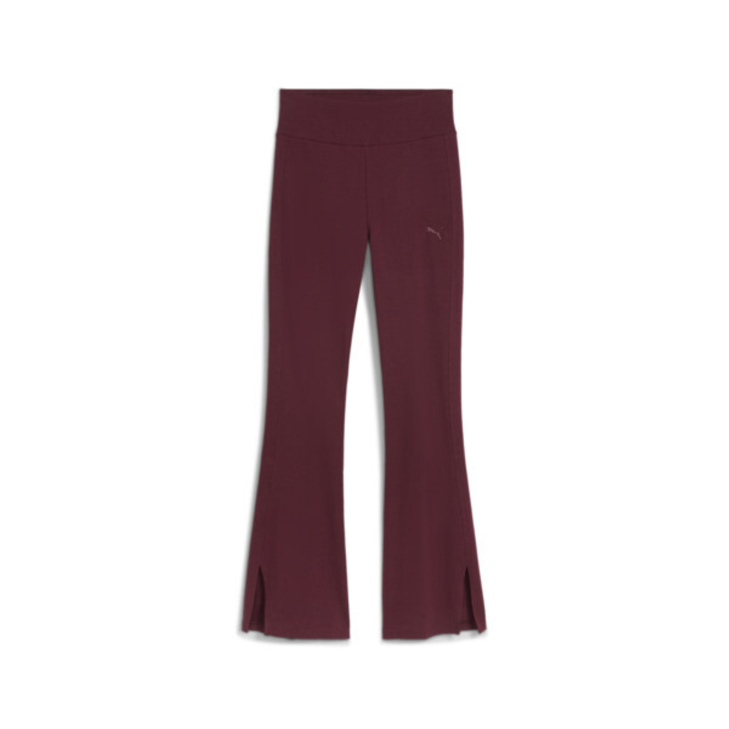 HER HIGH-WAIST FLARED LEGGINGS. 