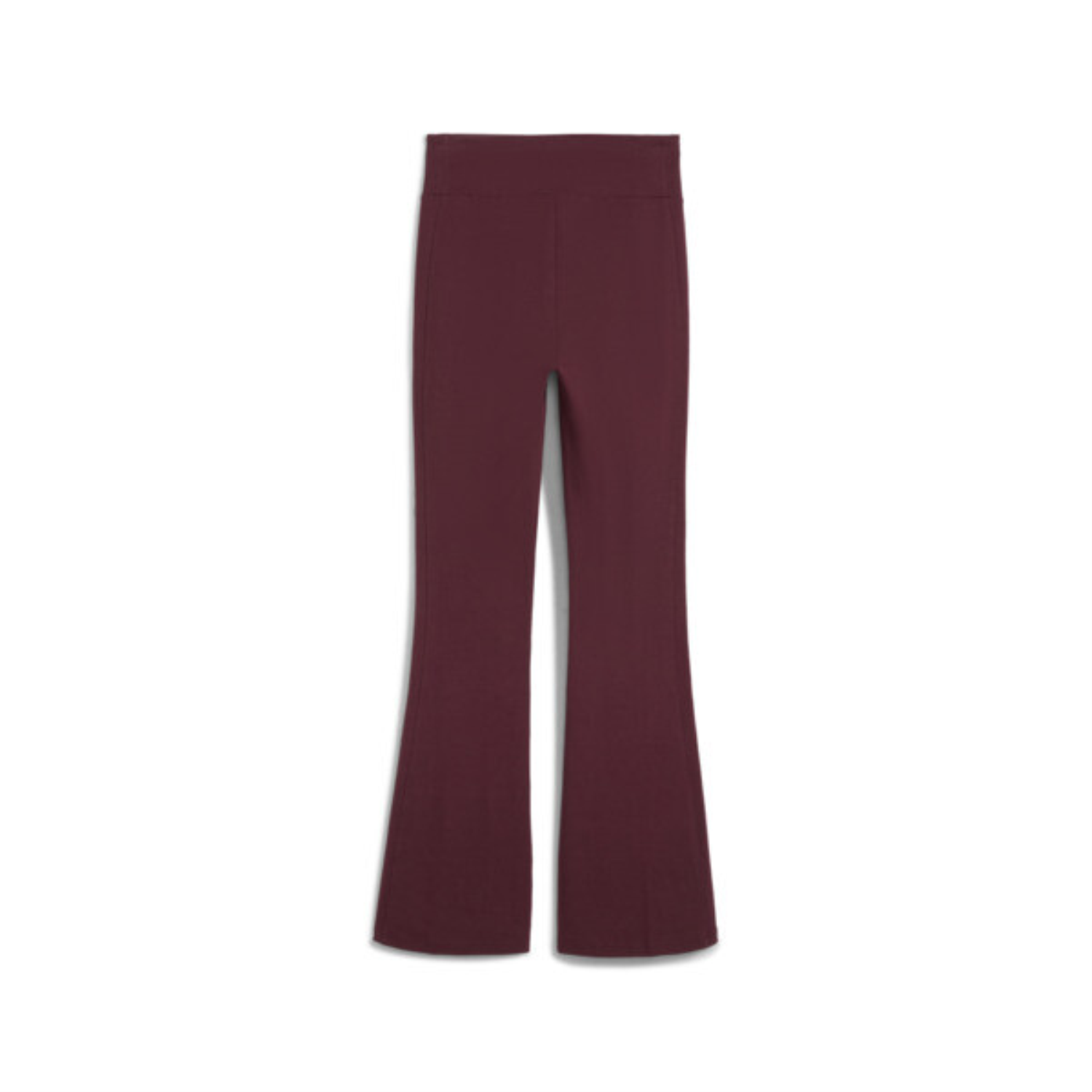 HER HIGH-WAIST FLARED LEGGINGS. 