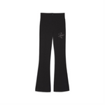 ESS SCRIPT HIGH-WAIST FLARED LEGGINGS 