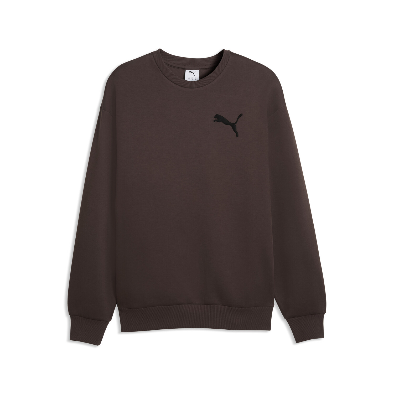 ESS ELEVATED CAT LOGO RELAXED CREW DK 