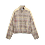 T7 RELAXED TARTAN WOVEN JACKET 