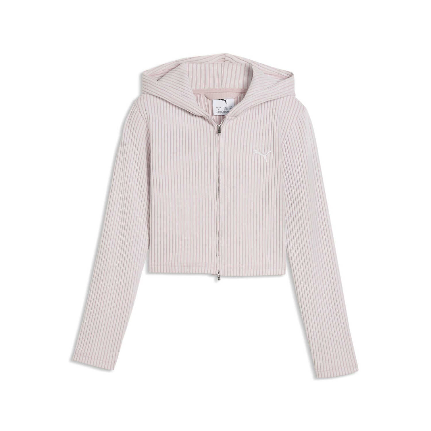 ESS SLIM RIBBED FULL-ZIP SOFT TOUCH HOOD 