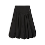 T7 BALLOON WOVEN MIDI SKIRT 